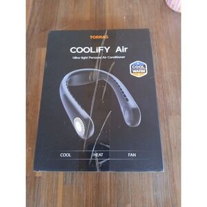 TORRAS - COOLiFY Air Neck Air‎ Conditioner 5000mAh - Black